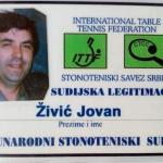 Jovan Živić na turniru Međunarodne stonoteniske federacije