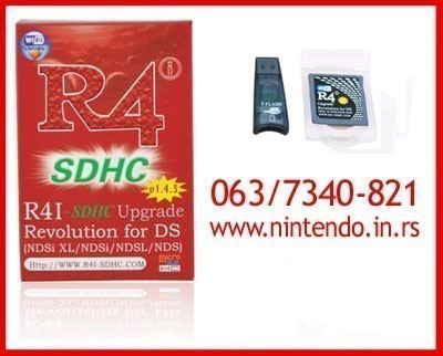Adapter R4 za sve modele Nintendo DS konzola