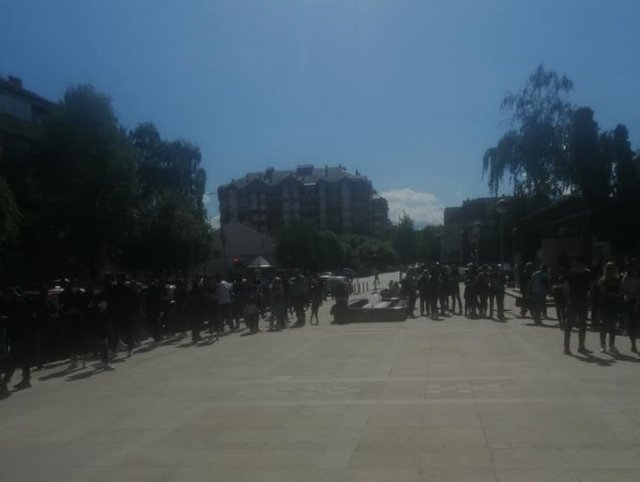 Одржан мирни протест због убиства младића у Алексинцу