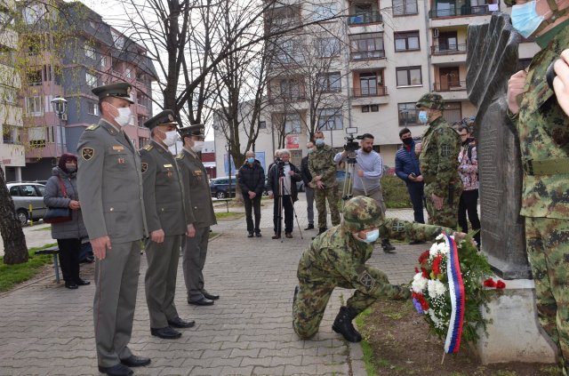 Pomen žrtvama Aleksinca NATO agresije održan 5.4.2021.