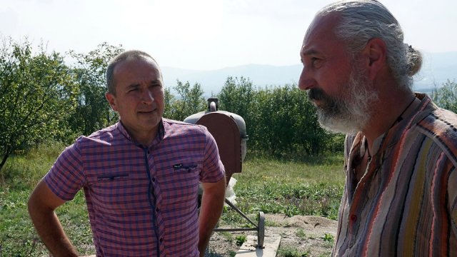 Председник месне заједнице Врмџа Славиша Крстић у посети Мутићима