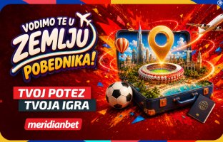 ФУДБАЛСКА ПЛANЕТА НА НОГАМА! Меридиан те води у земљу новог СВЕТСКОГ ШАМПИОНА и дели 500.000 РСД бонуса СВАКОГ ДАНА!