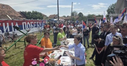 Брнабић: Хвала предивним људима у Алексинцу на свој подршци