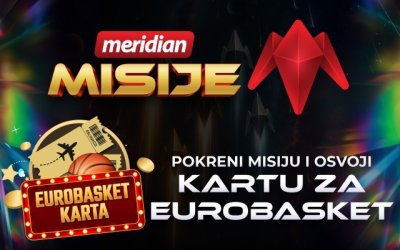 Ostalo je još samo JEDNO mesto za put na Eurobasket – pokreni Meridian misije i zauzmi ga!