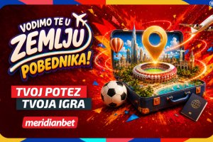 ФУДБАЛСКА ПЛANЕТА НА НОГАМА! Меридиан те води у земљу новог СВЕТСКОГ ШАМПИОНА и дели 500.000 РСД бонуса СВАКОГ ДАНА!
