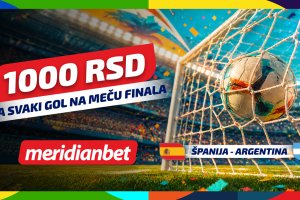 НЕКА ПРШТЕ ГОЛОВИ У ФИНАЛУ: Играј на Аргентину или Шпанију и узми 1.000 динара за сваки погодак!