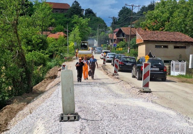 U toku sanacija puta kroz selo Bovan