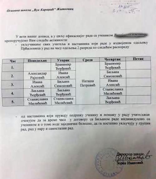 Skandal u Žitkovačkoj školi - 4 učiteljice za jedno dete