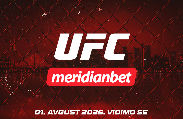 Meridianbet uz UFC Fight Night spektakl u Beogradu - Kruna decenijske podrške MMA-u