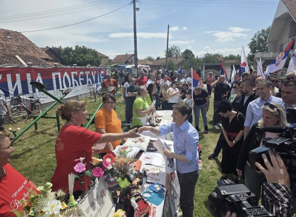Брнабић: Хвала предивним људима у Алексинцу на свој подршци